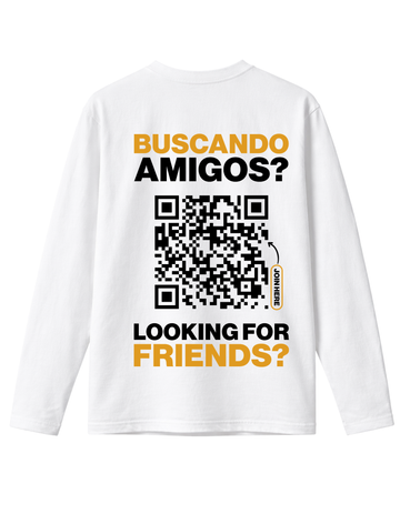 Classic QR Long Sleeve Shirt Men - HeyInterests