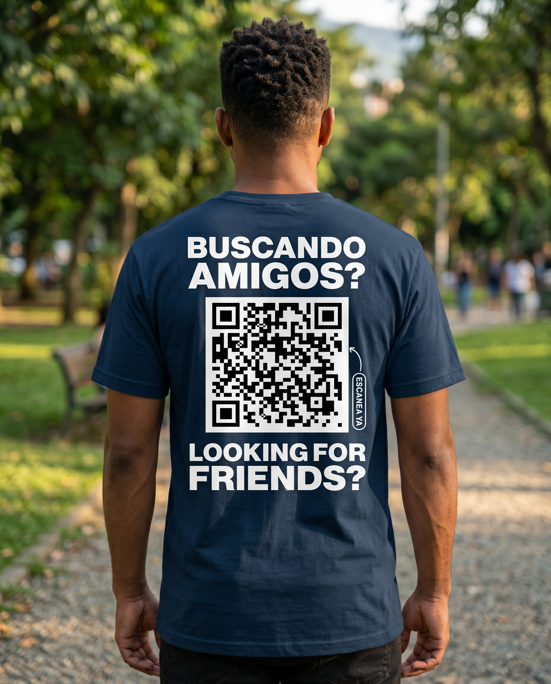 Classic QR Shirt Men - HeyInterests