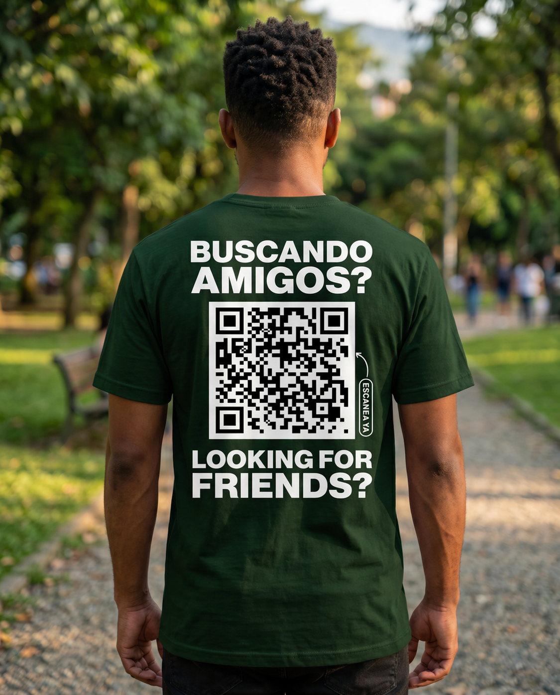 Classic QR Shirt Men - HeyInterests