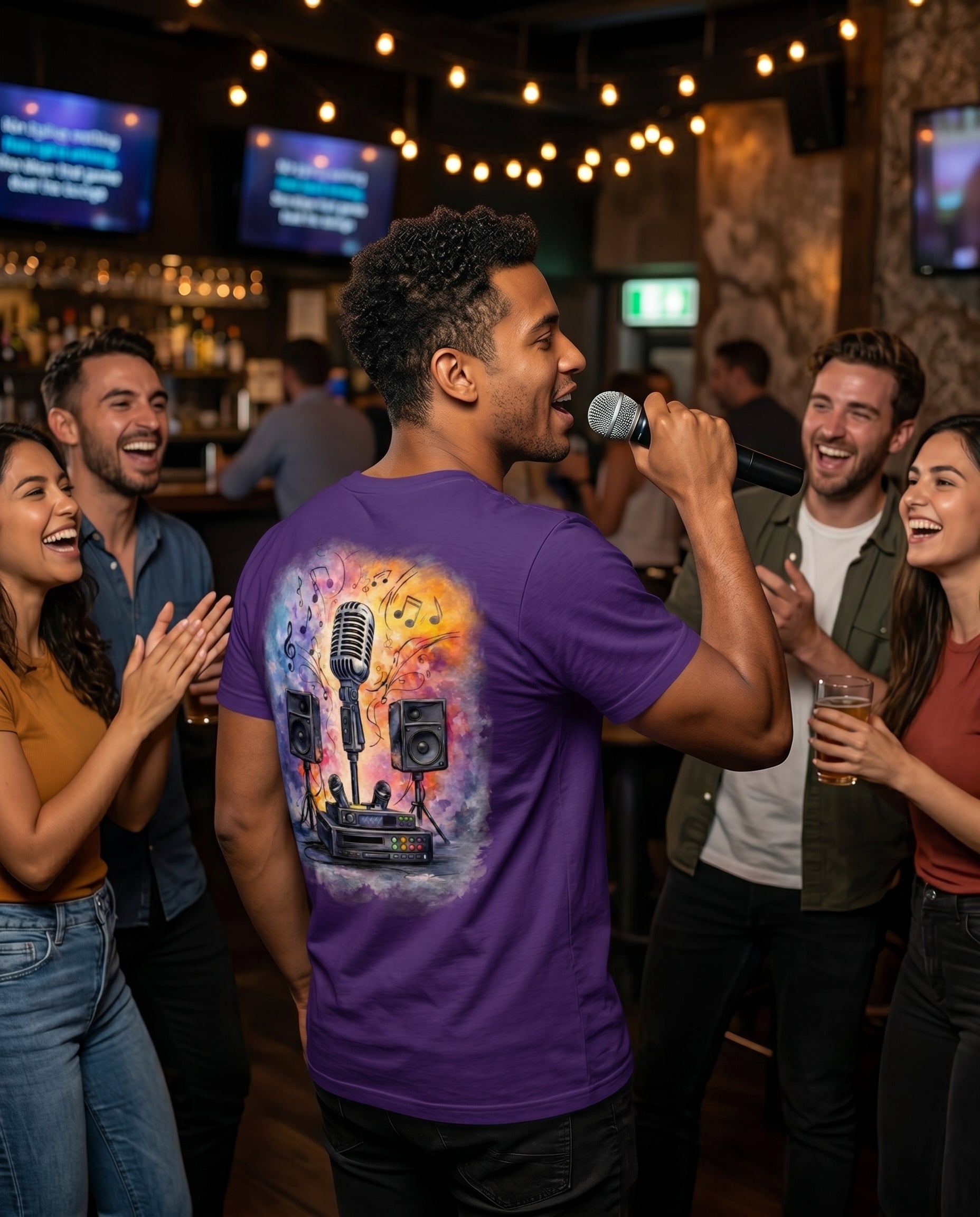 Karaoke T-Shirt Men – HeyInterests